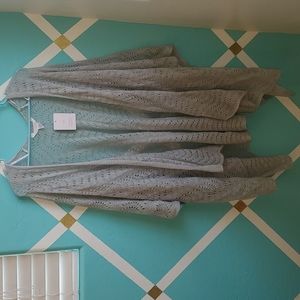 Lauren Condrad Grey  Through Over/Wrap/Cover O/S